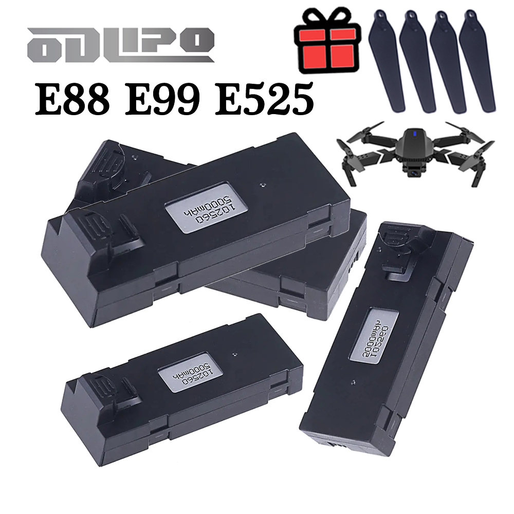 Eachine Drone E58 - E88 3.7v 5000mah bateria lipo drone