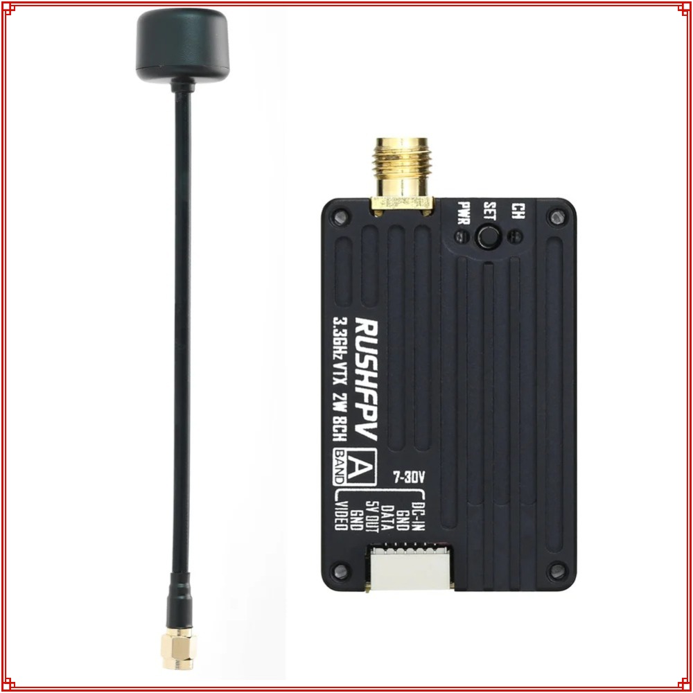 Novo Transmissor RUSHFPV 3.3G  - Drone Receiver avaliação e preço