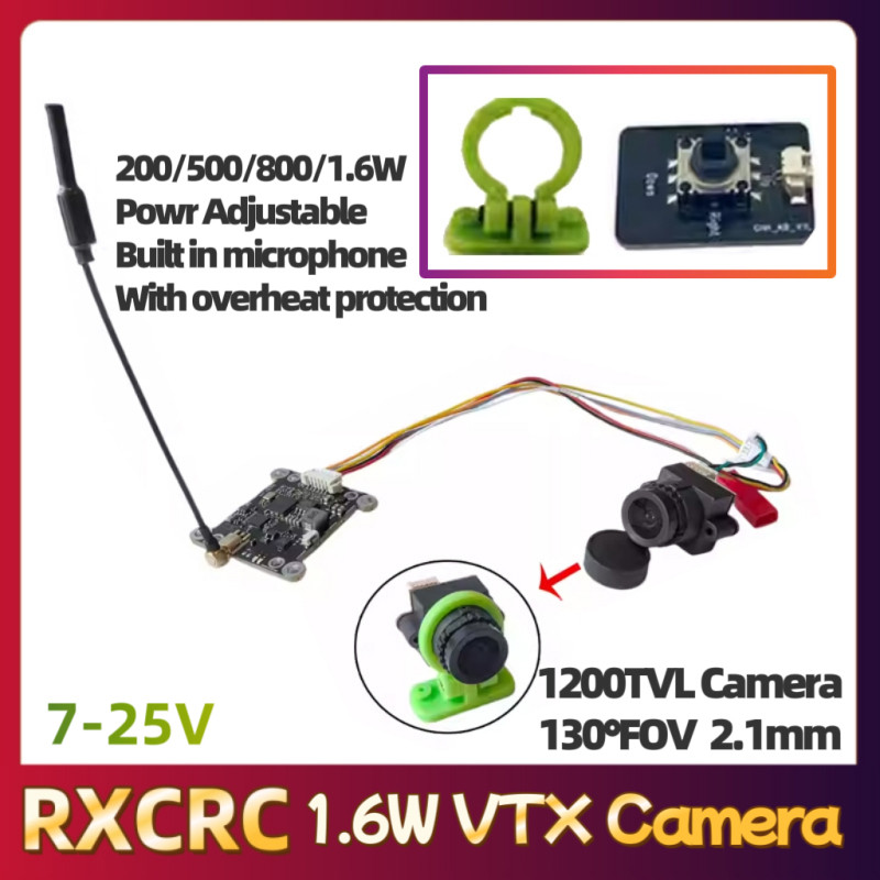 Módulo RXCRC 5.8G 48CH 1.6W VT - Drone Receiver avaliação e preço