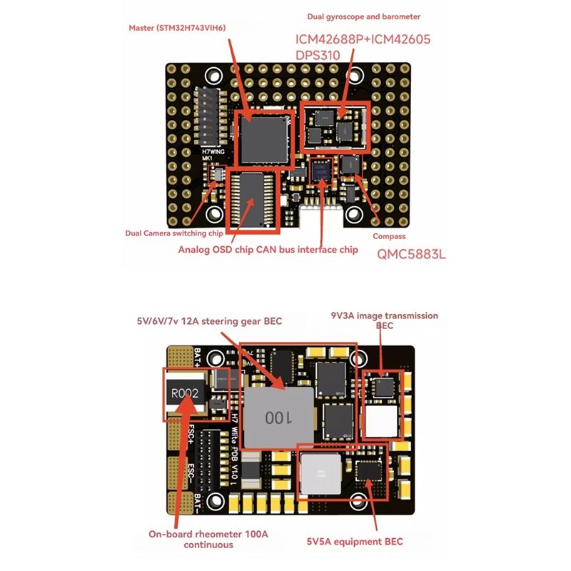 Controlador de Voo H7wlite MK1 - Drone Compass avaliação e preço