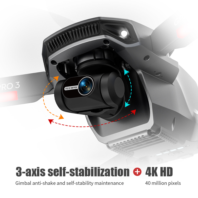L106 Pro 3 Drone 5G WIFI FPV D - Drone Gimbal avaliação e preço