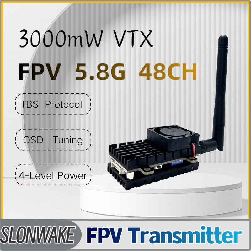 SLONWAKE 5.8G 3000mW Simulação - Drone Receiver avaliação e preço